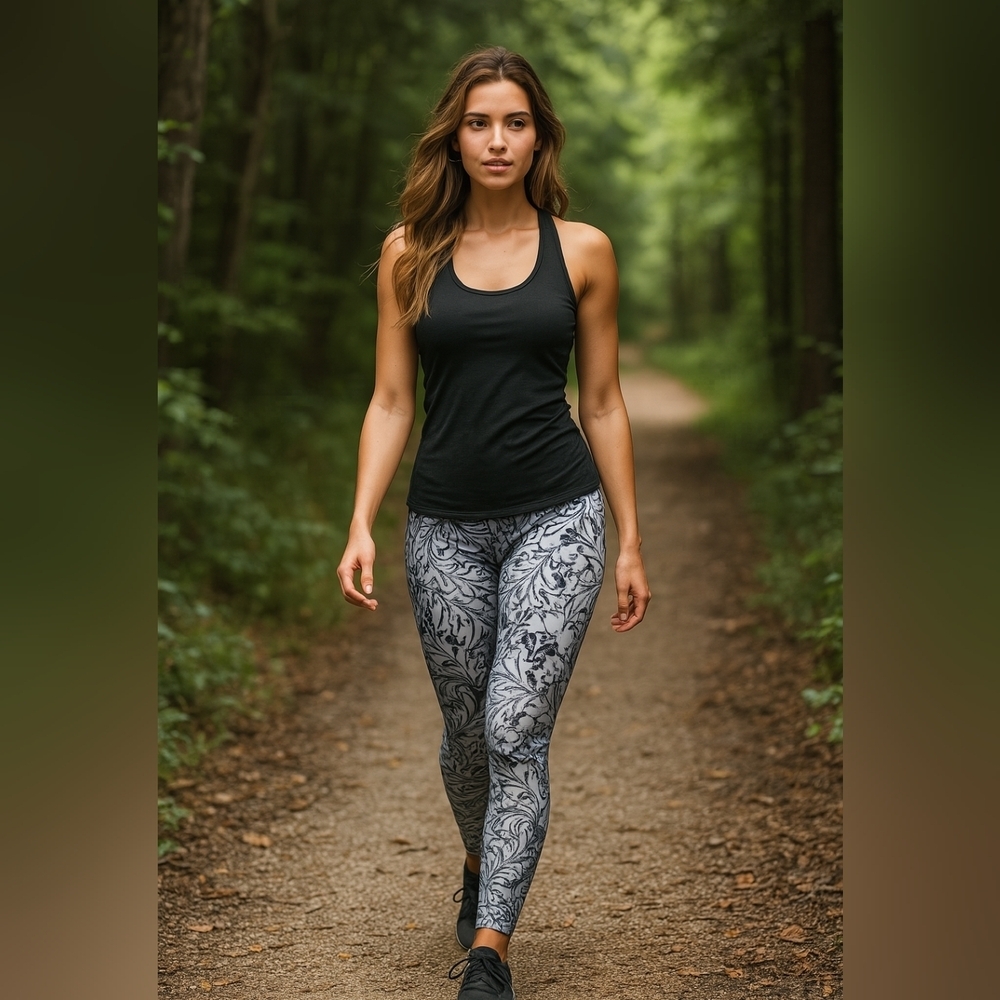 NUX Floral Ombre High Waist Legging